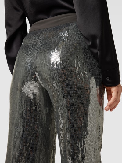 JOOP! Stoffhose mit Paillettenbesatz Dunkelgrau 3