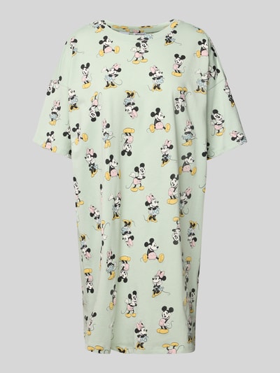 Jake*s Casual Nachthemd mit Disney®-Print Mint 1