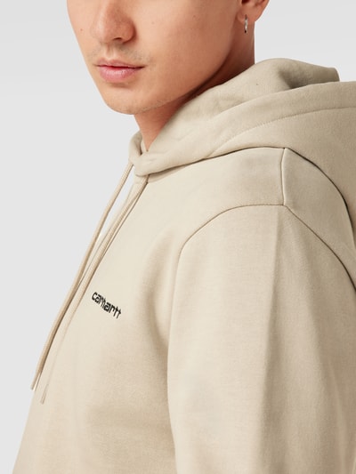 Carhartt Work In Progress Hoodie met merkstitching Beige - 3