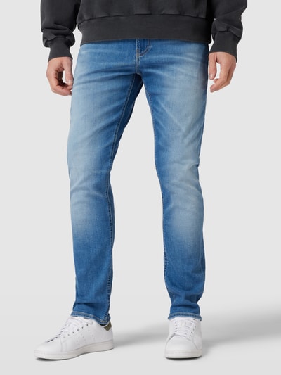 Calvin Klein Jeans Slim fit jeans in 5-pocketmodel Jeansblauw - 4