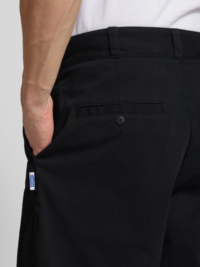 Hugo Blue Baggy Fit Bermudas mit Eingrifftaschen Modell 'Damo' Black 3