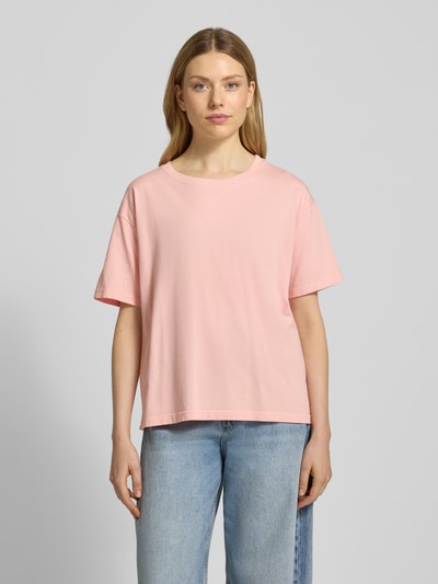 American Vintage T-shirt met ronde hals, model 'FIZVALLEY Roze - 4