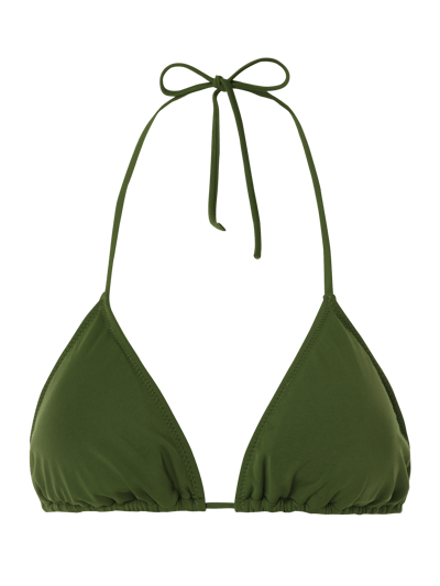 Jake*s Casual Bikini-Oberteil mit Neckholder - wattiert  Khaki 2