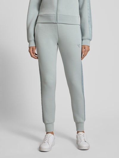 Guess Activewear Slim fit sweatpants met elastische band, model 'ALLIE SCUBA' Middengrijs - 4