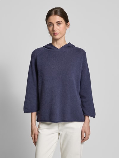 Luisa Cerano Hoodie in Strick-Optik Jeansblau 4