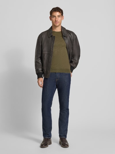 Polo Ralph Lauren Strickpullover aus Merinowolle Oliv 1