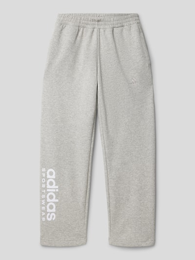 ADIDAS SPORTSWEAR Sweatpants mit Label-Print Mittelgrau Melange 1