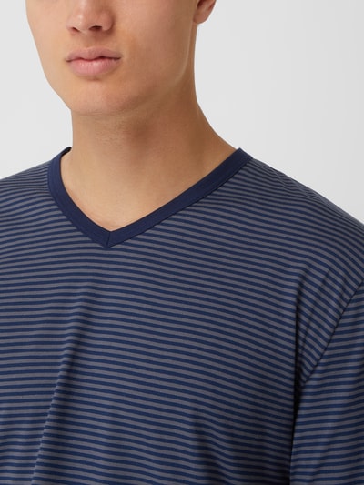 Mey Pyjama aus Baumwolle Marine 3