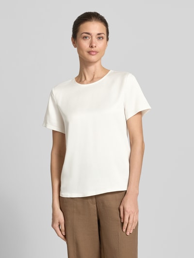 Christian Berg Woman Selection Regular Fit Bluse aus Satin Ecru 4