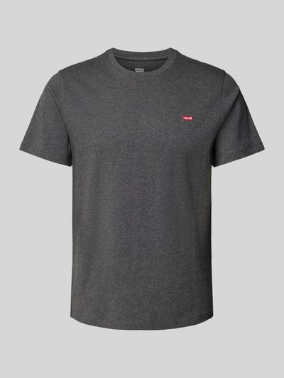 Levi's® T-Shirt mit Label-Stitching Anthrazit 2