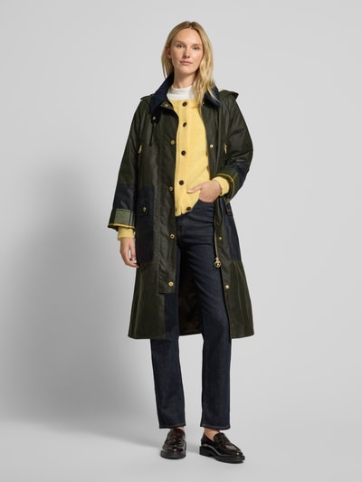 Barbour Mantel mit Umlegekragen Modell 'Carolyn' Khaki 1