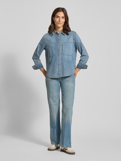Someday Jeansbluse in Denim-Optik Modell 'Zutie' Jeansblau 1