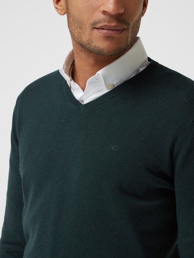 Tom Tailor Pullover aus Baumwolle  Bottle Melange 3