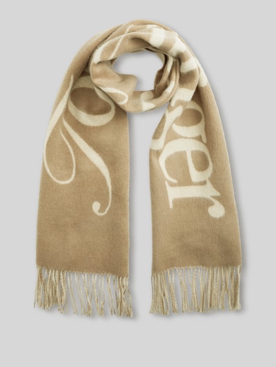 Tommy Hilfiger Schal aus reiner Wolle Modell 'SCRIPT' Beige 1
