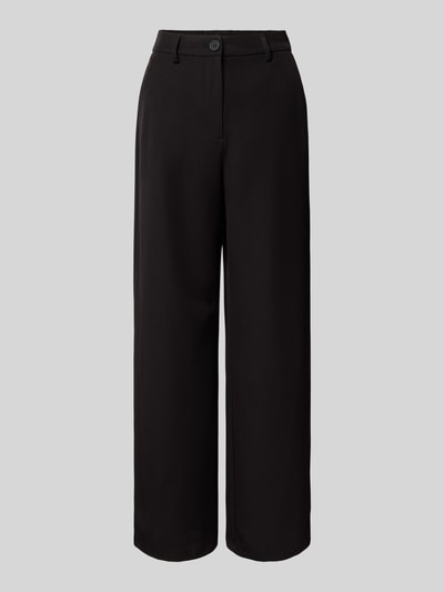 Pieces Wijde broek met viscose, model 'KAMIL' Zwart - 2