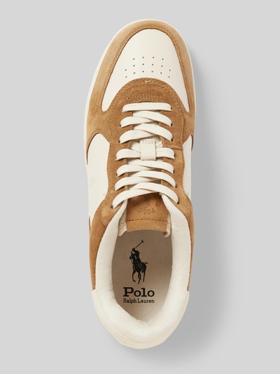 Polo Ralph Lauren Sneaker mit Schnürverschluss Mittelbraun 3