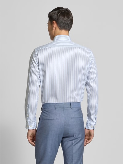 Christian Berg Men Regular Fit Business-Hemd aus reiner Baumwolle Bleu 5