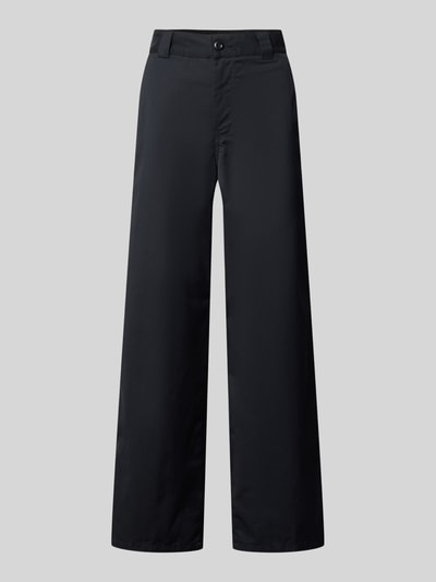 Produktfoto, schwarze Loose Straight Fit Hose mit Eingrifftaschen von Carhartt Work In Progress, Material-Mix mit Baumwoll-Anteil, glatte Oberfläche