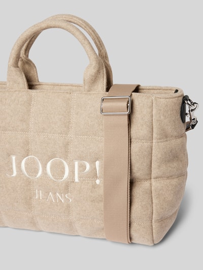 JOOP! Jeans Handtasche mit Label-Stitching Modell 'ordine giaccone' Stein 3