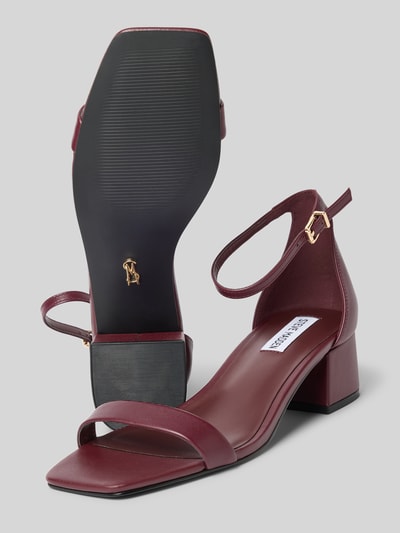 Steve Madden Sandaletten mit Dornschließe Modell 'GENA' Bordeaux 4