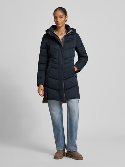 Gil Bret Gewatteerde jas met capuchon Donkerblauw - 1