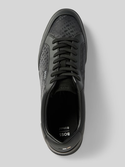 BOSS Lage sneakers met structuurmotief, model 'NITAN'  - 3