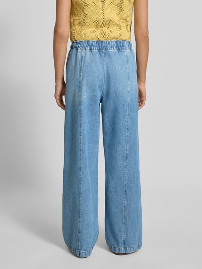 Jake*s Studio Woman Wide Leg Jeans mit elastischem Bund Bleu 5