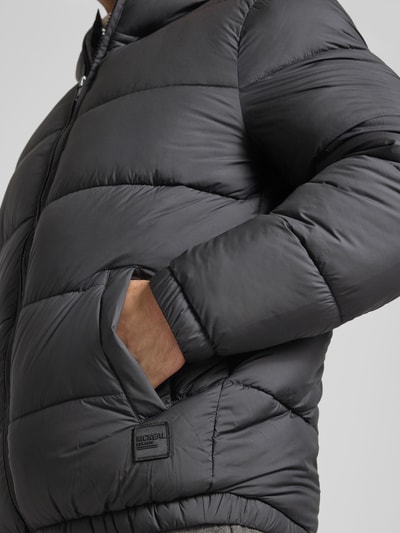 MCNEAL Steppjacke mit Kapuze und Eingrifftaschen Black 3