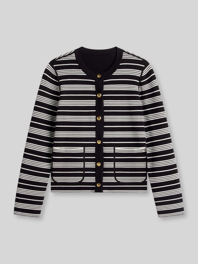 Tommy Hilfiger Regular Fit Strickjacke aus Baumwoll-Mix  Black 2
