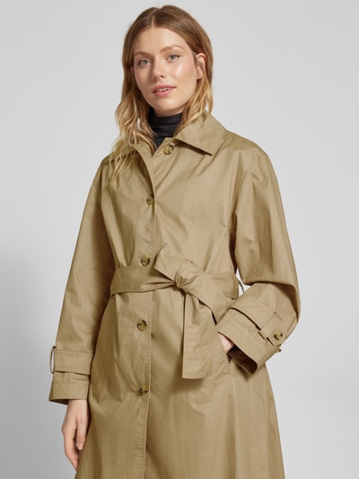 Mango Trenchcoat mit Umlegekragen Offwhite 3