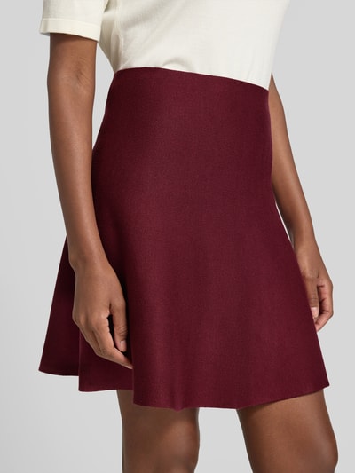 Jake*s Collection Minirok met structuurmotief Aubergine - 3
