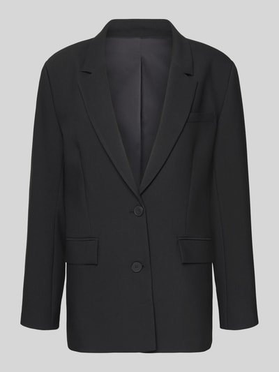 Produktfoto, Blazer mit Pattentaschen Modell 'RITA' von SELECTED FEMME im Unifarbenes-Design, Gerader-Schnitt, Reverskragen, Knopfverschluss
