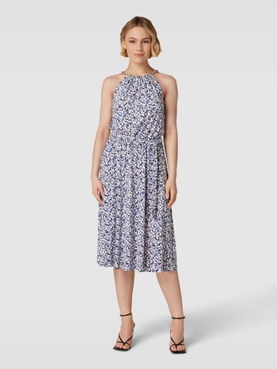 Lauren Ralph Lauren Midi-jurk met all-over bloemenmotief, model 'MORRAINE' Blauw - 4