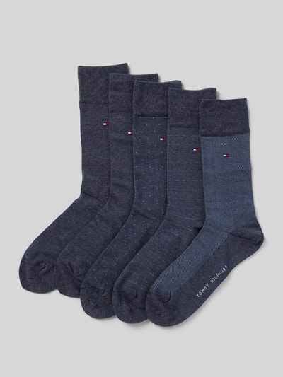 Tommy Hilfiger Socken aus Baumwoll-Mix im 6er-Pack Jeansblau 1