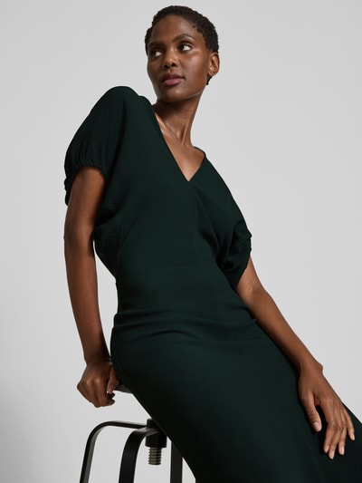Victoria Beckham Maxikleid mit V-Ausschnitt Black 3