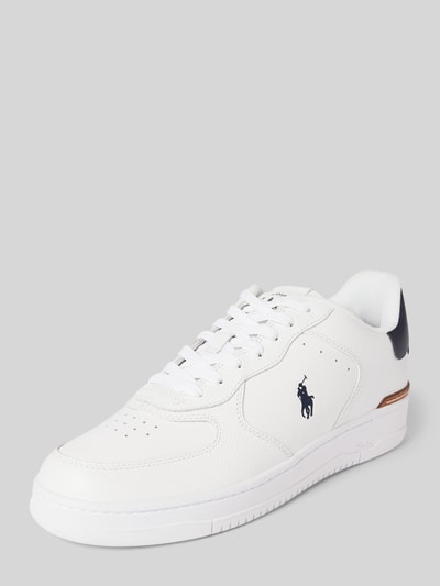 Polo Ralph Lauren Sneaker mit Logo-Stitching Modell 'MASTERS' Weiss 1