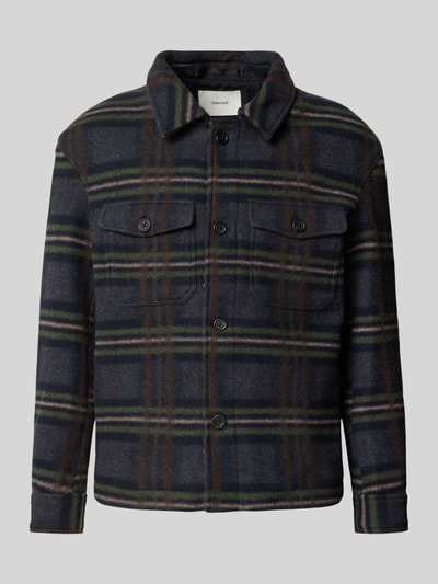 SELECTED HOMME Regular fit jack met wol, model 'MITCH' Marineblauw - 2