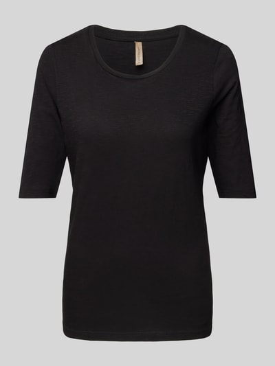 Soyaconcept T-shirt z okrągłym dekoltem model ‘Babette’ Czarny 2