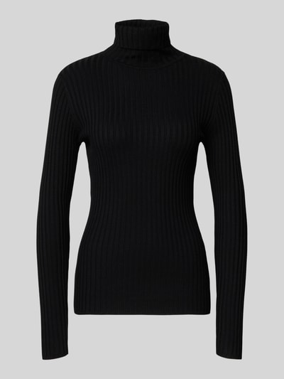 Soyaconcept Slim fit shirt met lange mouwen van viscosemix, model 'Dolli' Zwart - 2