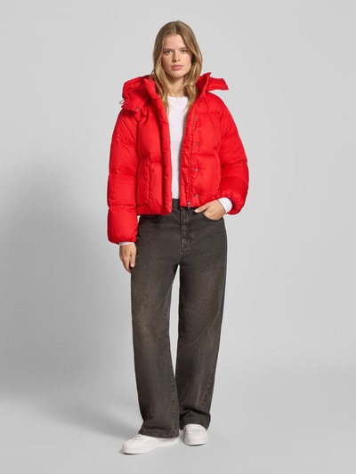 Levi's® Kurtka pikowana o kroju regular fit z kapturem z podszewką model ‘Western’ Czerwony 1