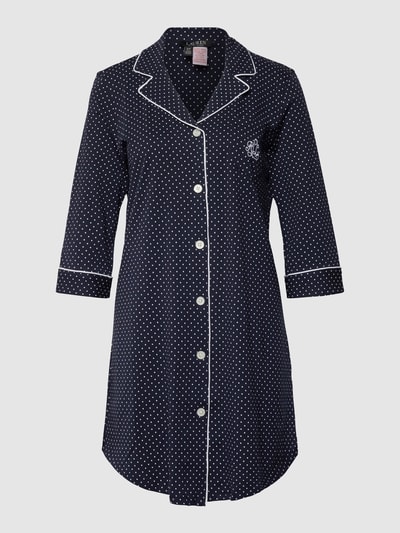 Lauren Ralph Lauren Nachthemd mit Polka Dots Marine 2