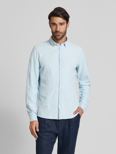 Casual Friday Freizeithemd mit Knopfleiste Modell 'HAMILTON' Hellblau 4