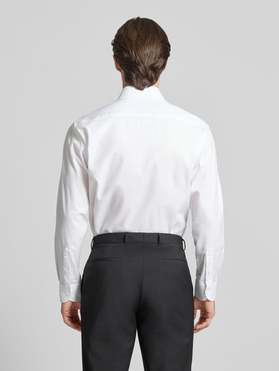 ETERNA Modern fit zakelijk overhemd met knoopsluiting Wit - 5