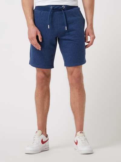 Superdry Sweatshorts mit Logo Hellblau Melange 4