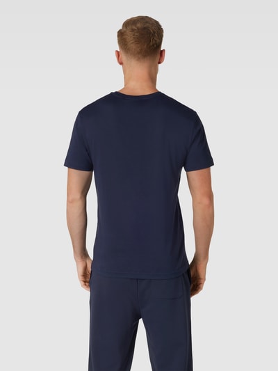 Gant Regular Fit T-Shirt mit Label-Stitching Modell 'SHIELD' Marine 5