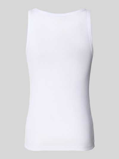 Productfoto, wit slim fit tanktop van katoen, model 'TANK TOP TRIPL. PACK' van HUGO Heren