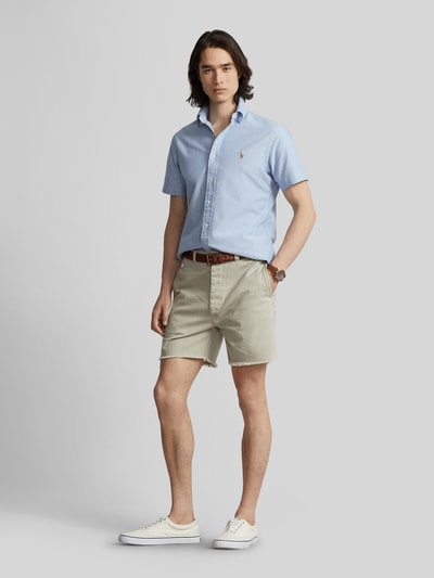 Polo Ralph Lauren Regular Fit Freizeithemd aus reiner Baumwolle Hellblau 1