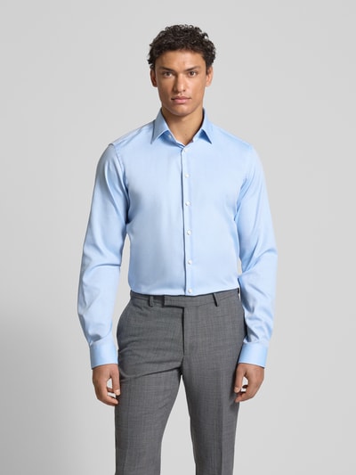 Christian Berg Men Regular Fit Business-Hemd mit Kentkragen Bleu 4