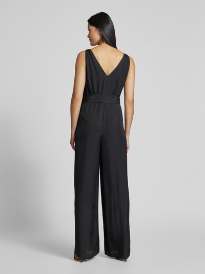 Ivy Oak Jumpsuit mit Bindegürtel Modell 'PATRICIA' Black 5