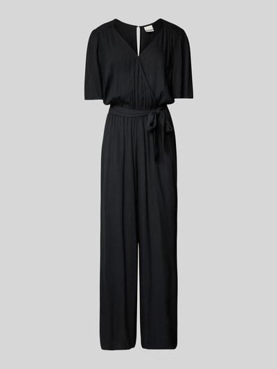 ICHI Jumpsuit met strikceintuur, model 'MARRAKECH' Zwart - 2